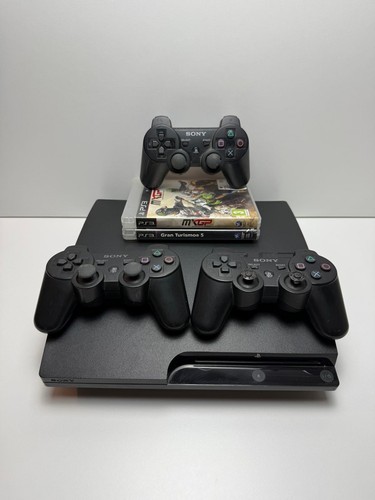 Console sony ps3 slim completa - console,