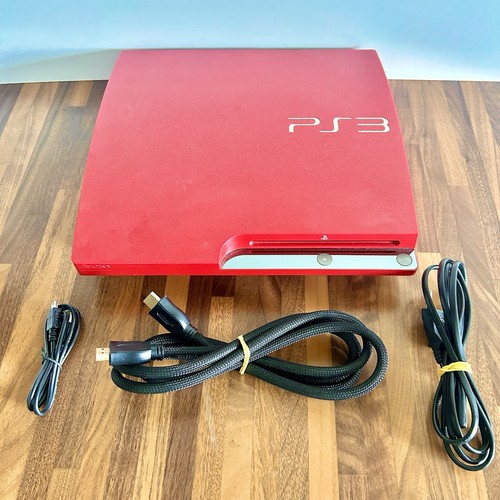 Console ps3 slim rossa red - console,