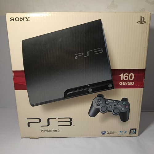 Ps3 slim console 160gb - slim, boxata