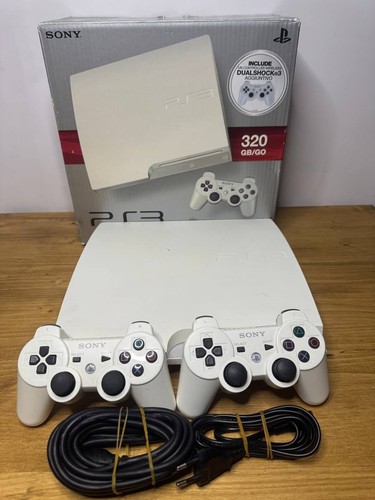 Ps3 slim 320 - 320, bianca