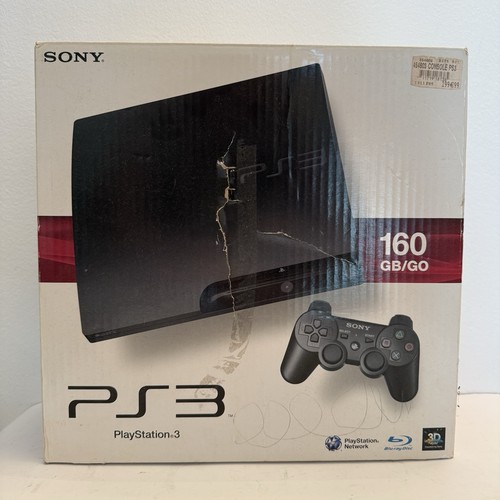 Ps3 slim console 160gb boxata - ps3,