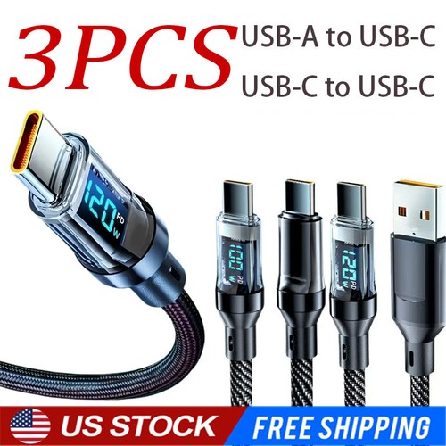 3pcs 120w super veloce usb - 120w,